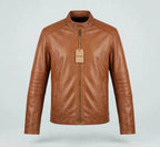 Men's Tan Leather Jacket