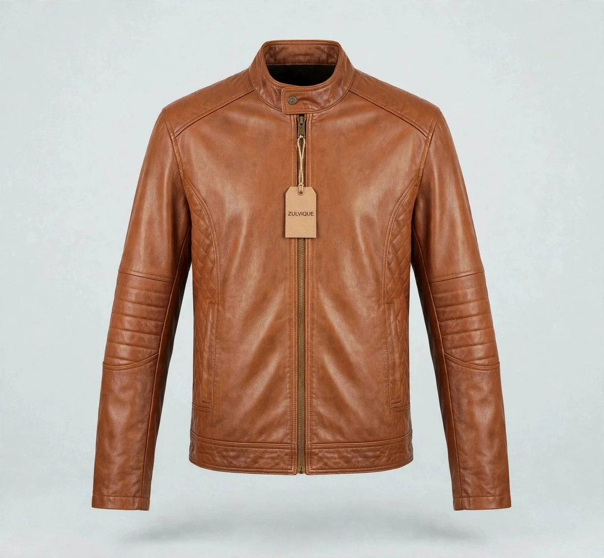 Men's Tan Leather Jacket