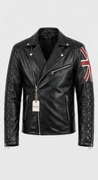 Men's Union Jack Leather Jacket