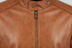 Men's Tan Leather Jacket