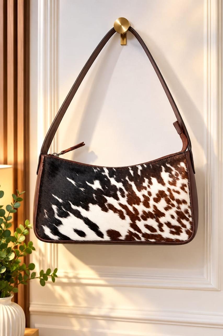 Women's Speckle Cowhide Shoulder Bag