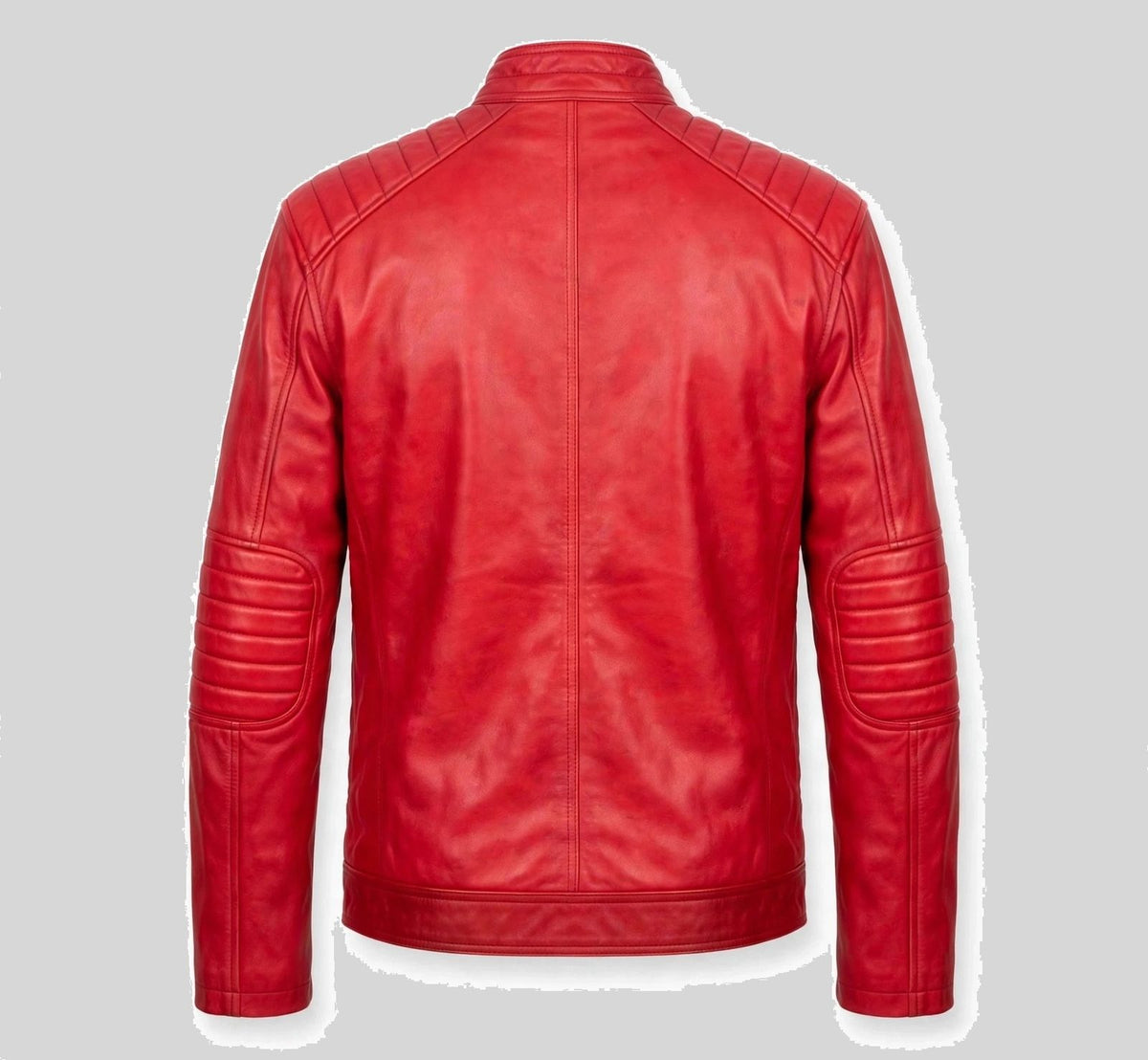 Men's Red Leather Jacket