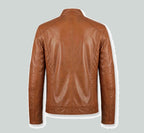 Men's Tan Leather Jacket