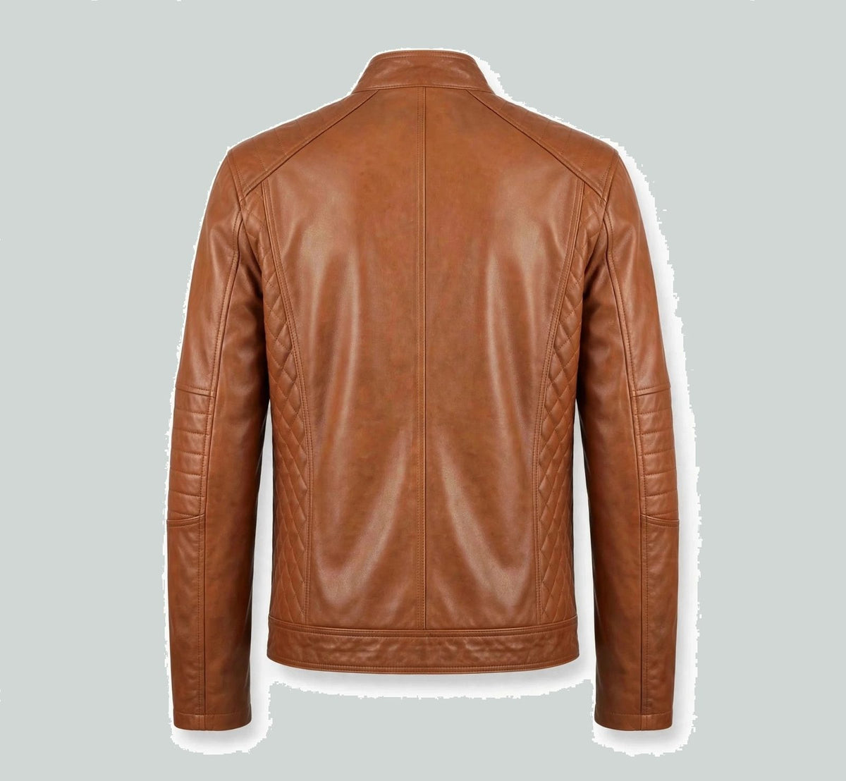 Men's Tan Leather Jacket